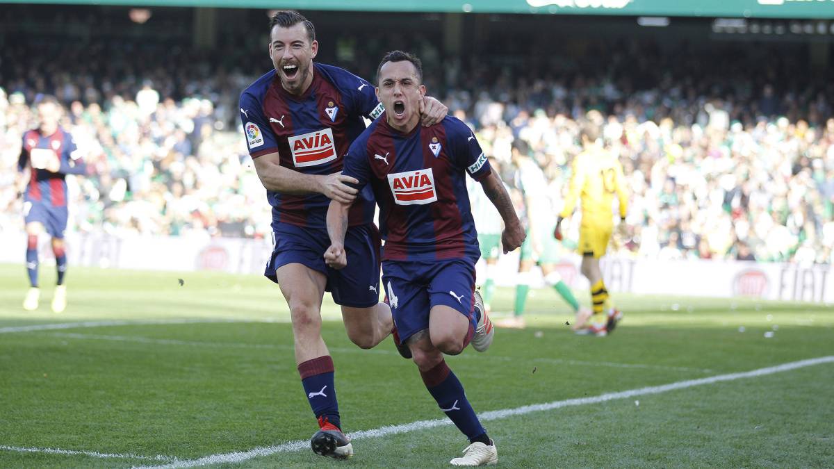 Eibar are just two points away from the relegation zone, sitting currently ...