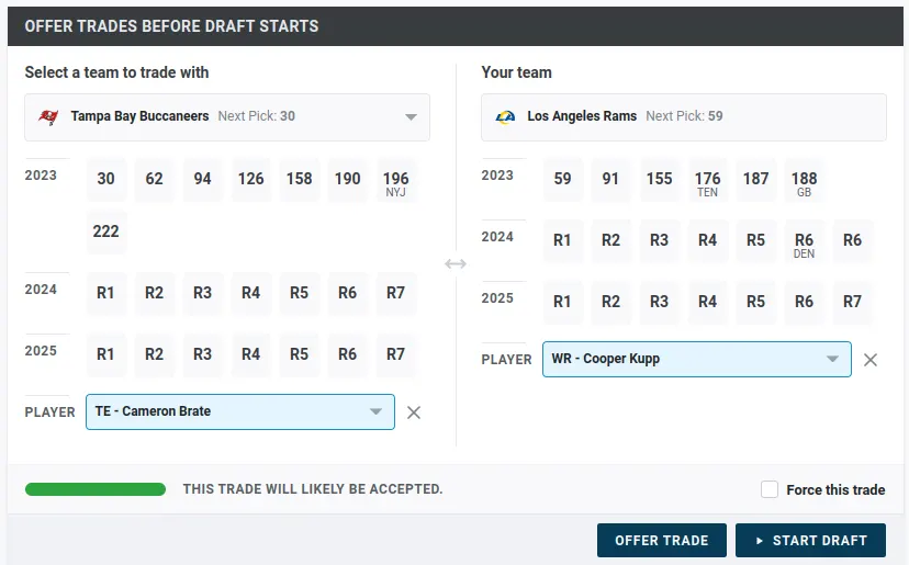 mock draft simulator