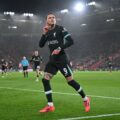 Darwin Nunez moments after opening the score against Southampton