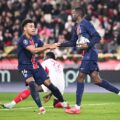 Ousmane Dembele seconds after scoring against Monaco