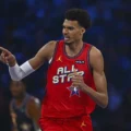 Victor Wembanyama during the All-Star game