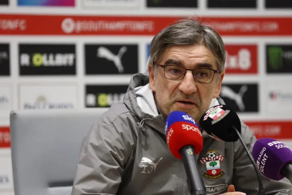 Southampton's manager Ivan Juric