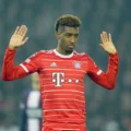 Bayern Munich's French winger Kingsley Coman