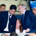 The Presidents of PSG (Al-Khelaifi) and Real Madrid (Florentino Perez)