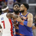 Tense moment between Paul Reed and Karl-Anthony Towns