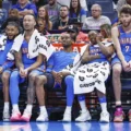The bench of Oklahoma City Thunder