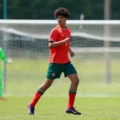 Cristiano Ronaldo's son Cristiano Jr. in his debut for Portugal U15 team