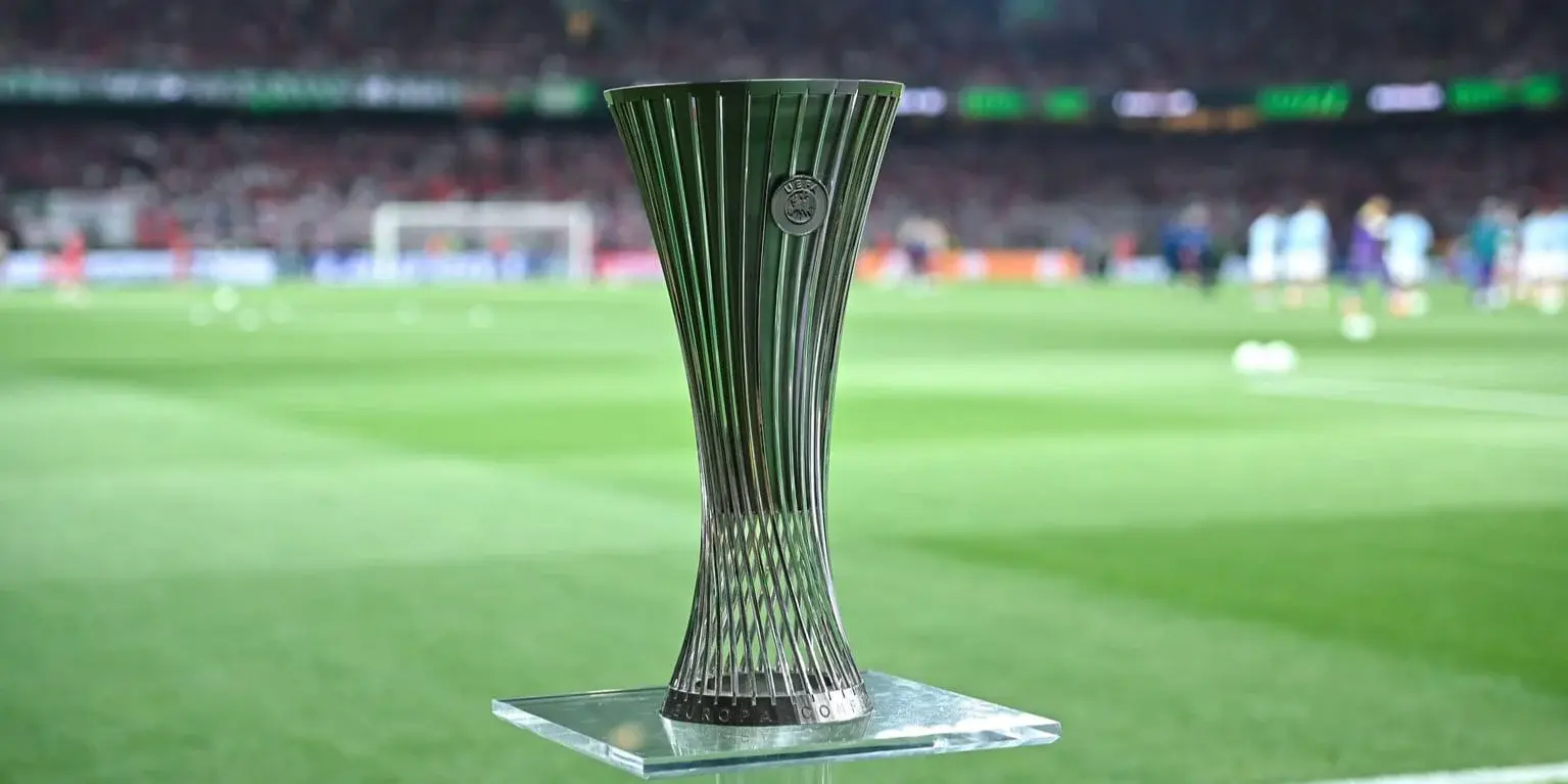 The Europa Conference League trophy
