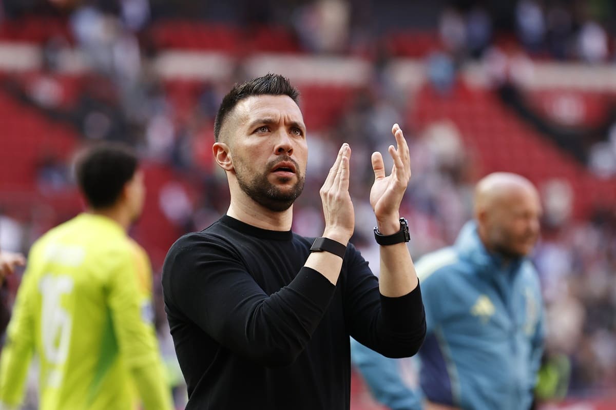 Former Ajax head coach Francesco Farioli