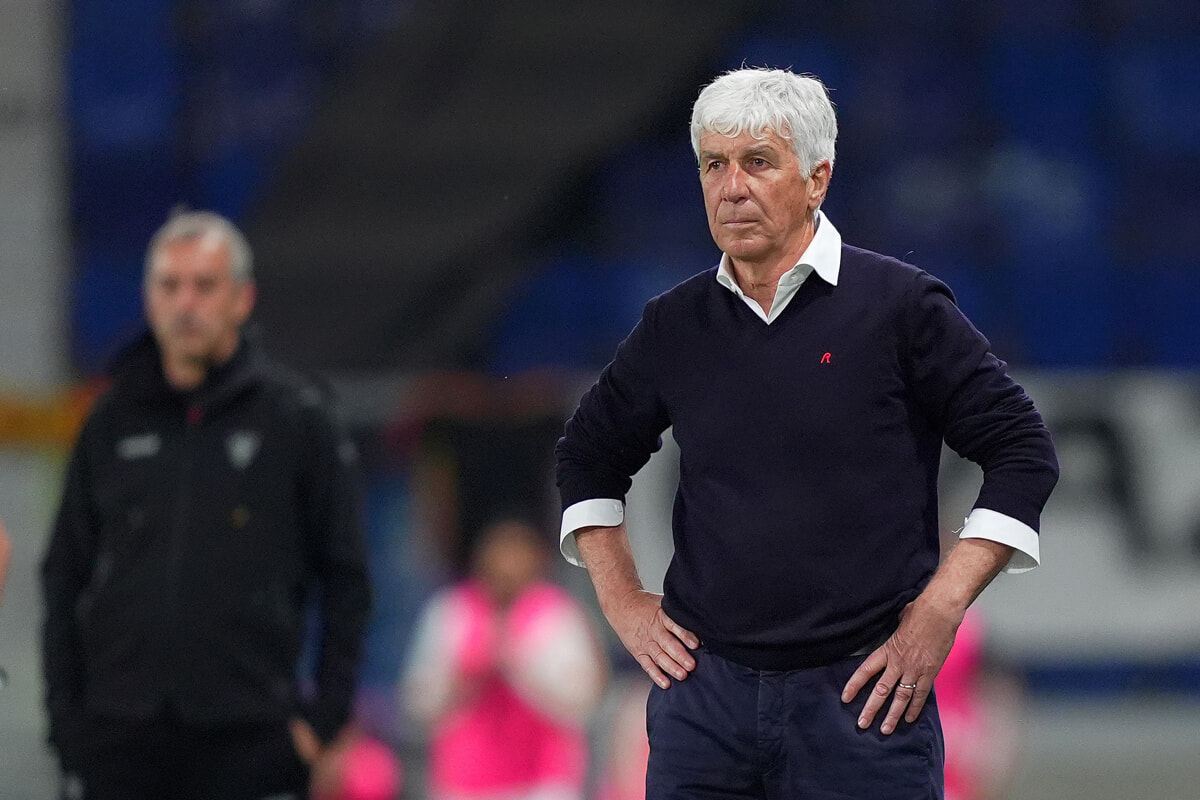 Atalanta head coach Gian Piero Gasperini