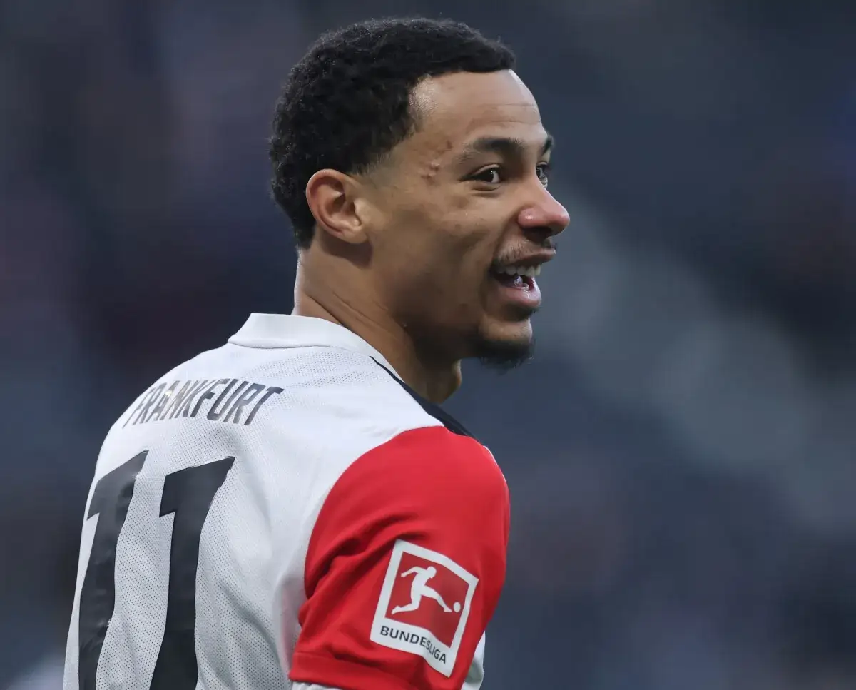 Eintracht Frankfurt French forward Hugo Ekitike