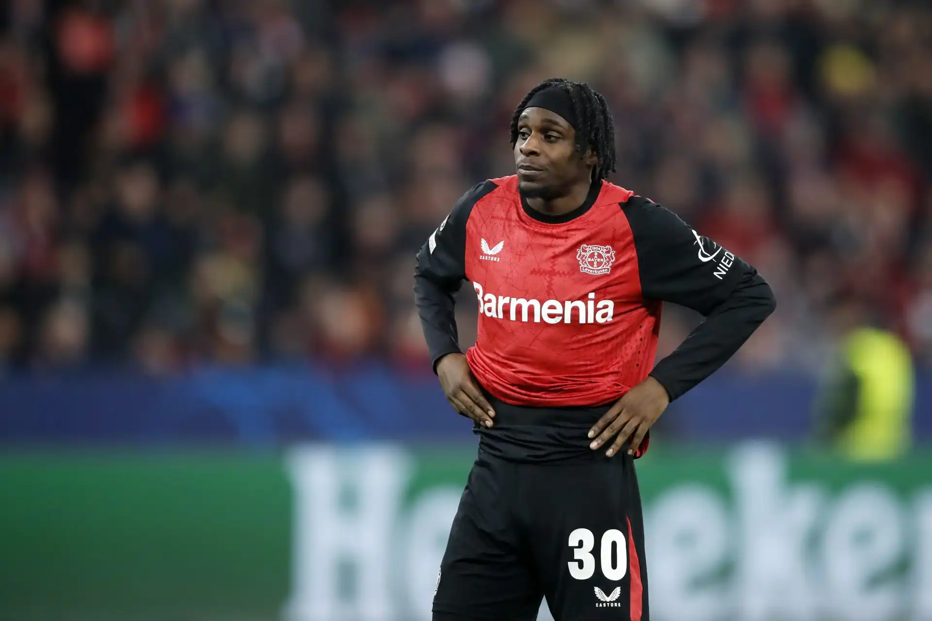 Bayer Leverkusen right-back Jeremie Frimpong