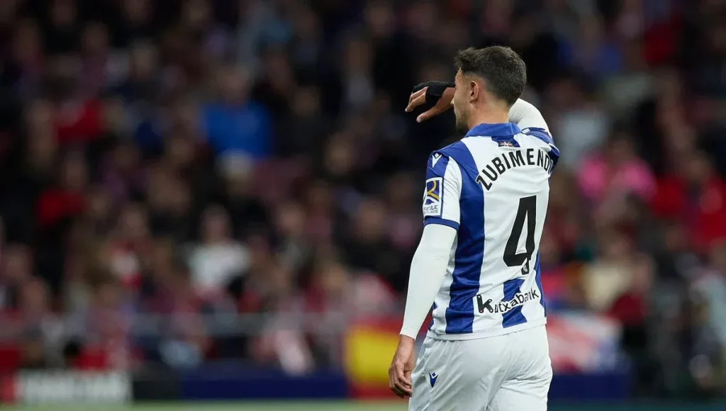 Real Sociedad midfielder Martin Zubimendi