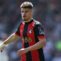 Bournemouth's right-back Milos Kerkez