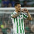 Antony celebrates after scoring for Betis