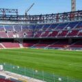 Barcelona's Camp Nou Stadium under construction
