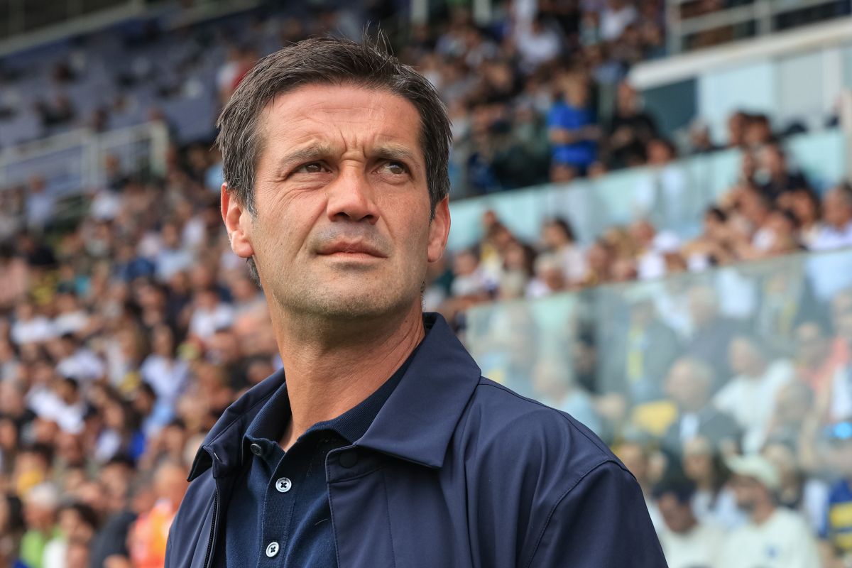 Parma head coach Cristian Chivu