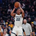 Former Memphis Grizzlies guard Desmond Bane shoots at the basket