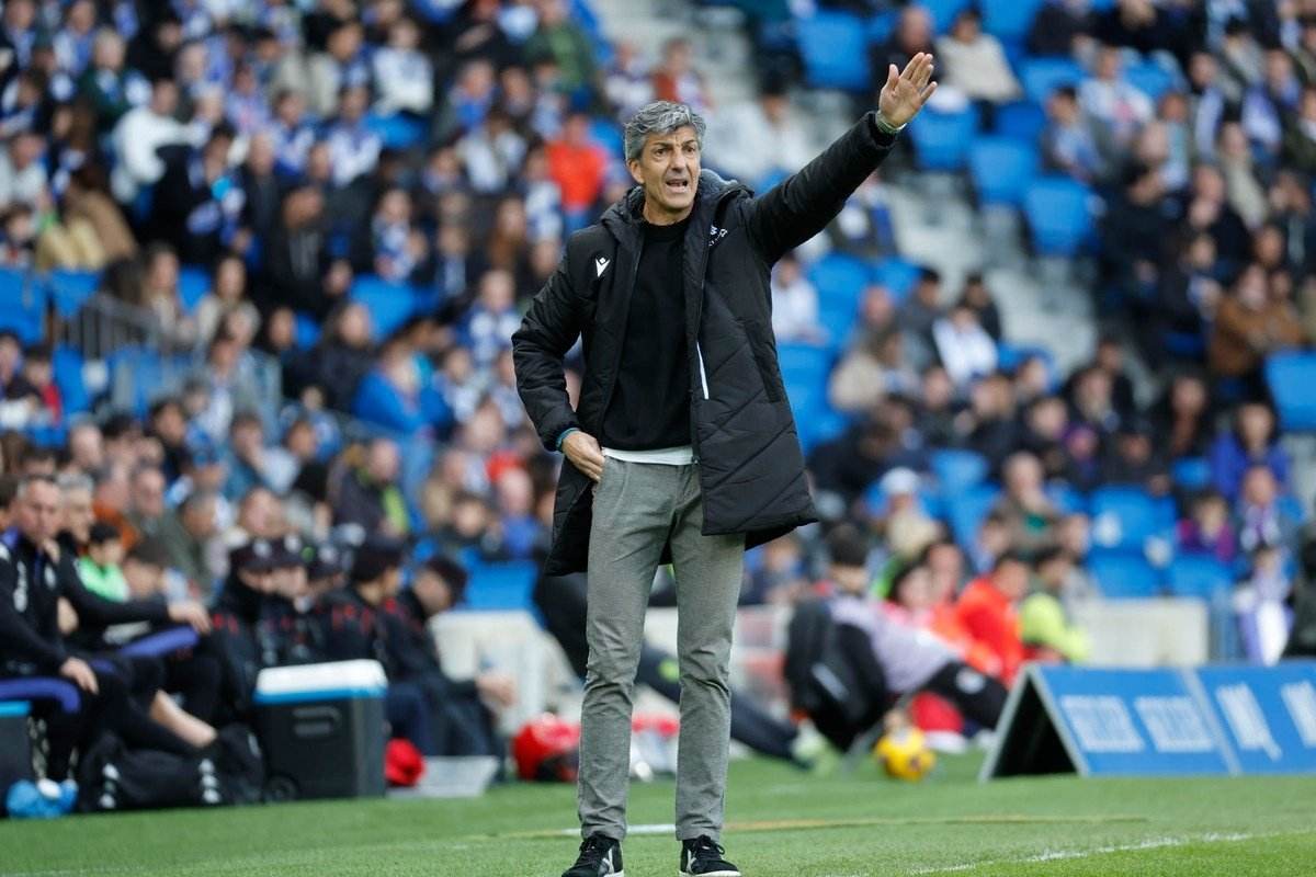 Former Real Sociedad head coach Imanol Alguacil