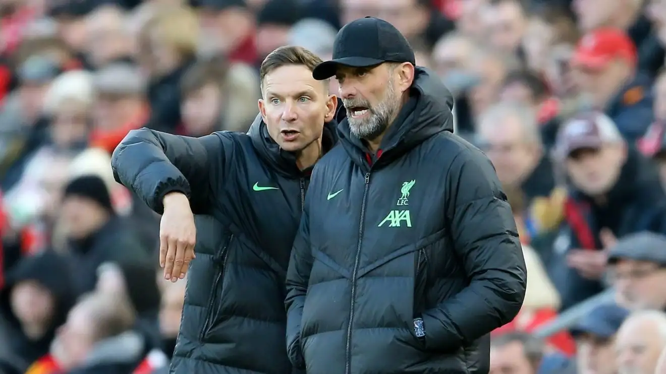 Pep Lijnders and Jurgen Klopp during their time at Liverpool