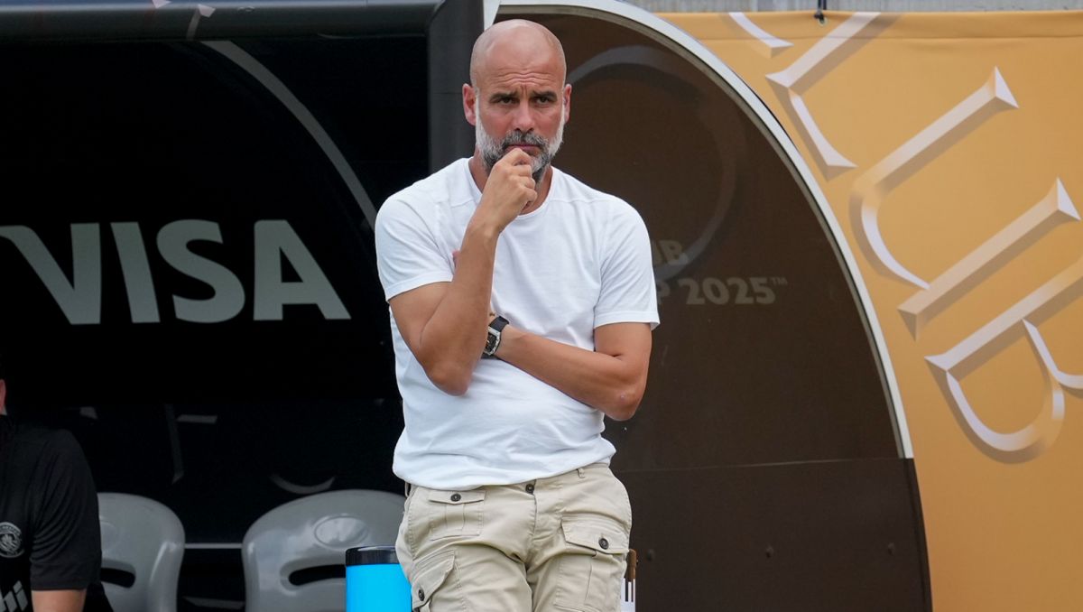 Pep Guardiola during Manchester City Club World Cup match