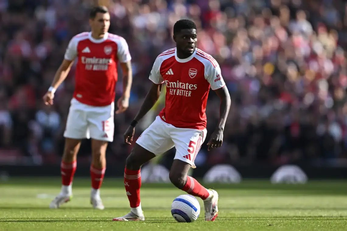 Arsenal midfielder Thomas Partey