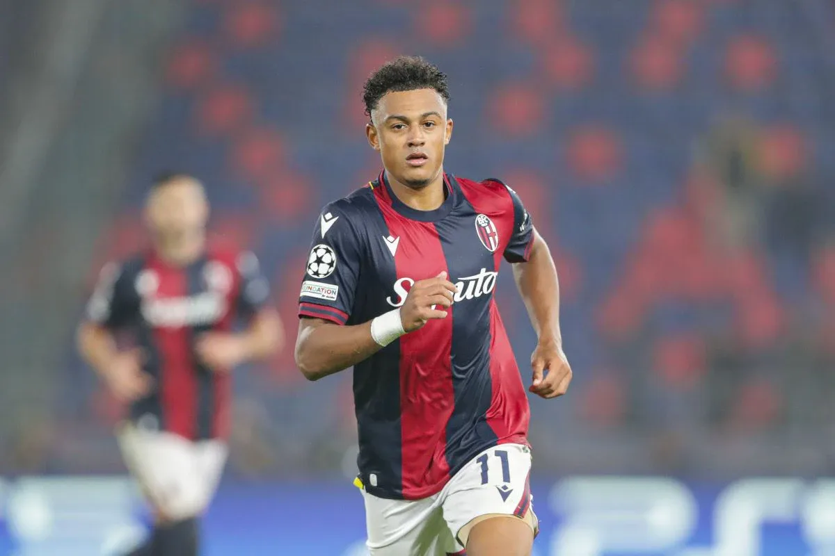 Bologna's Swiss winger Dan Ndoye