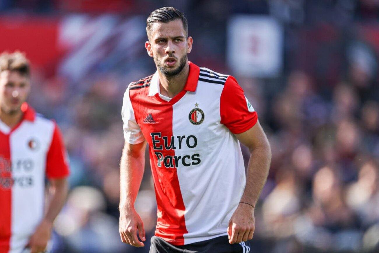 David Hancko representing Feyenoord