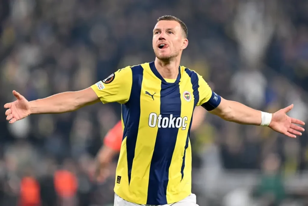 Bosnia & Herzegovina striker Edin Dzeko during his time at Fenerbahce