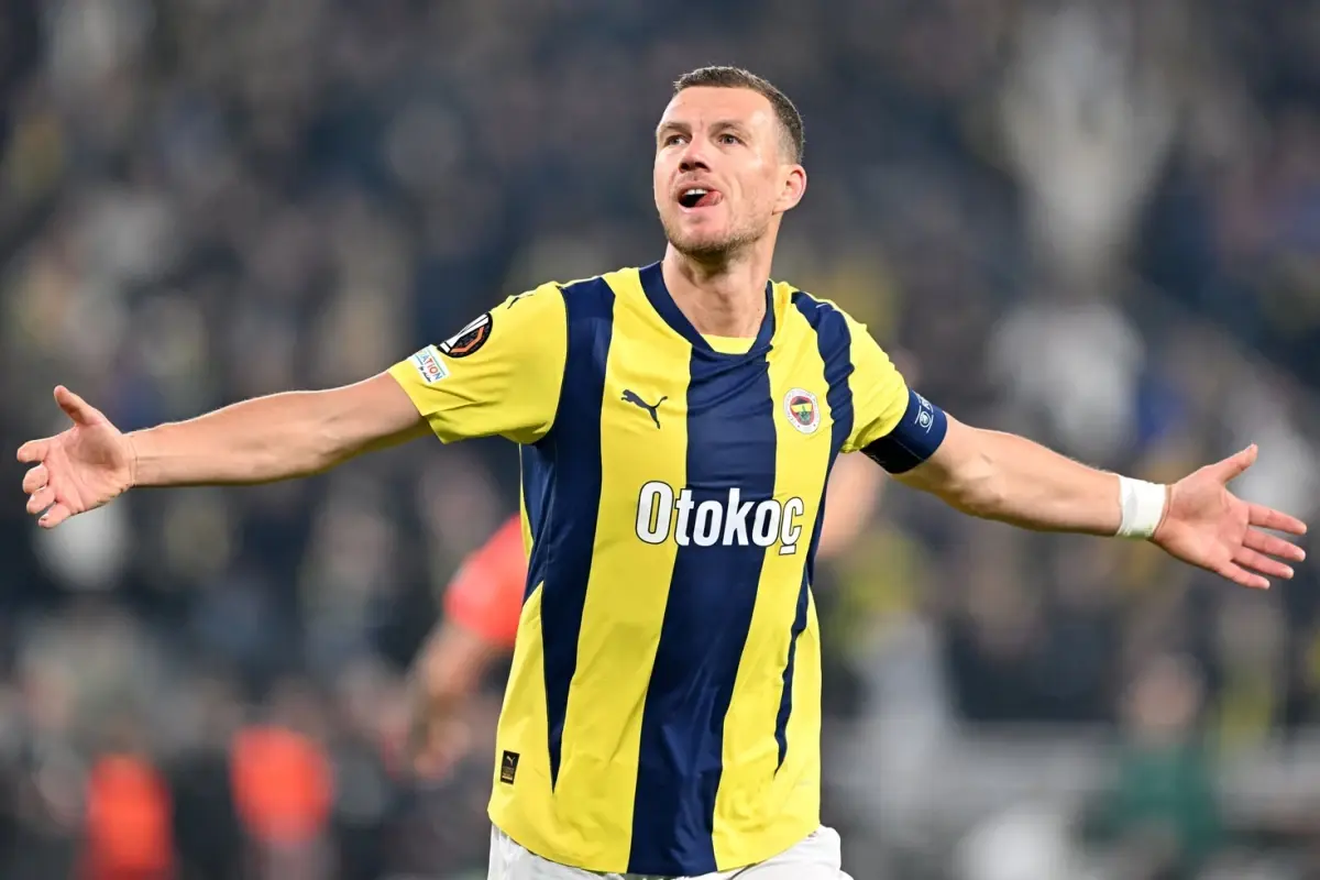 Bosnia & Herzegovina striker Edin Dzeko during his time at Fenerbahce