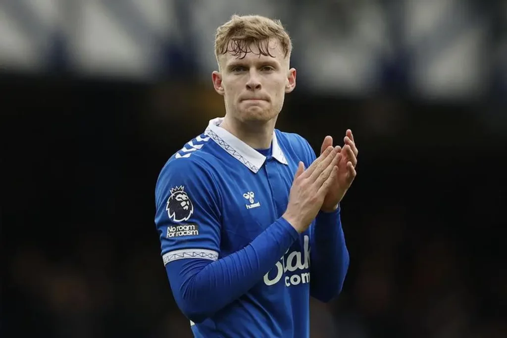 Everton defender Jarrad Branthwaite