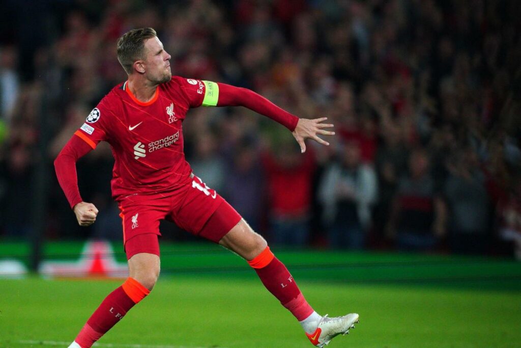 Jordan Henderson during his days as Liverpool captain