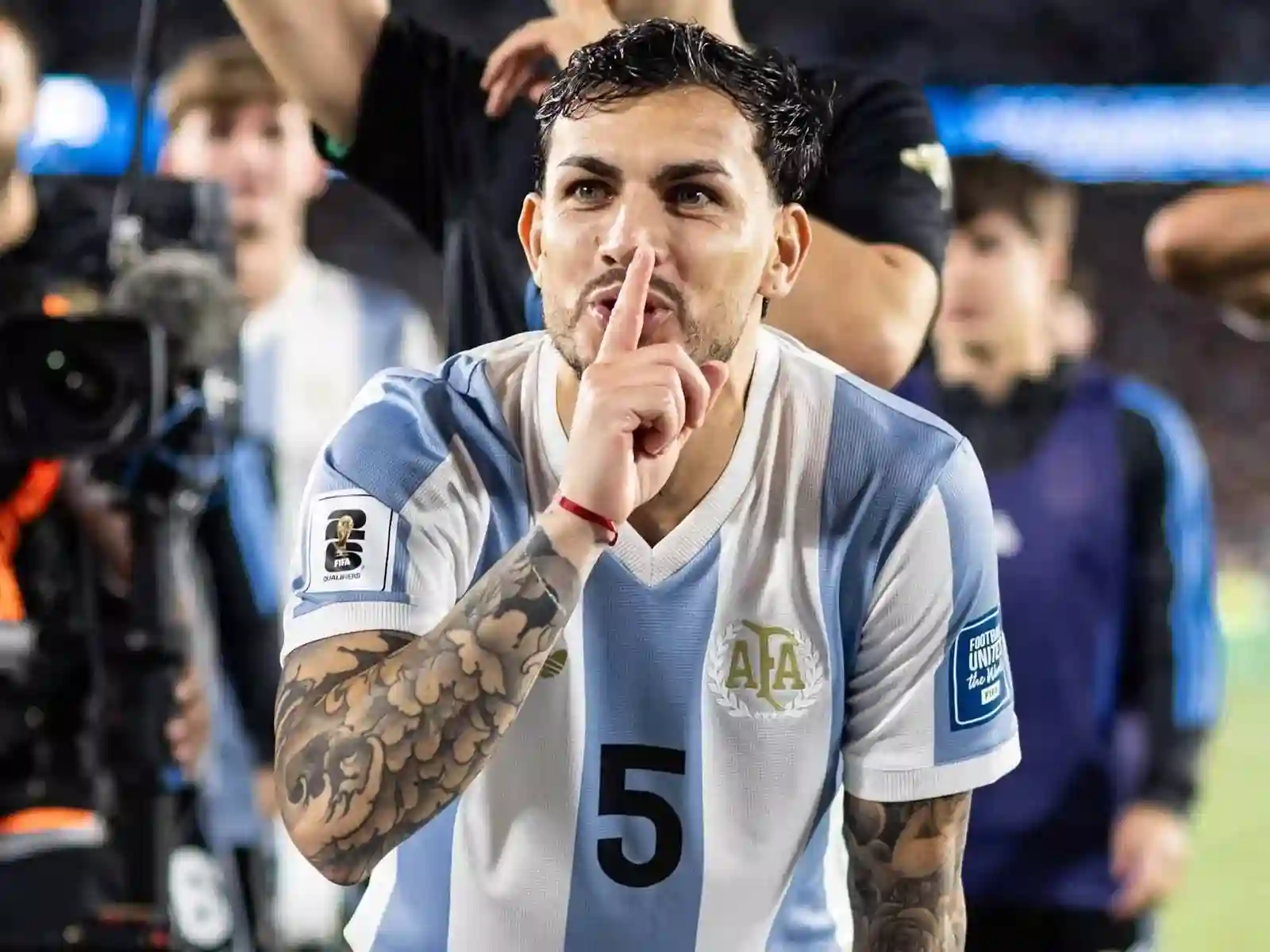 Argentina World Cup winning midfielder Leandro Paredes