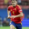 Atletico Madrid new signing Marc Pubill with Spain U21 team