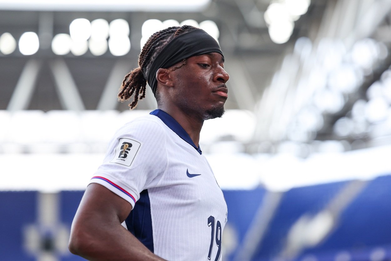 Noni Madueke representing England national team