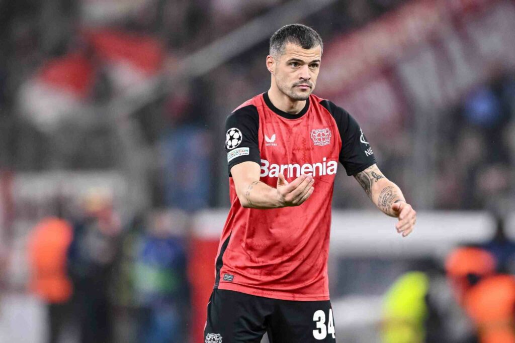 Bayer Leverkusen midfielder Granit Xhaka