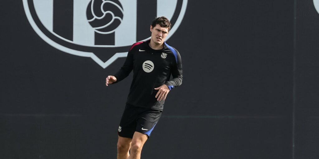 Andreas Christensen in training