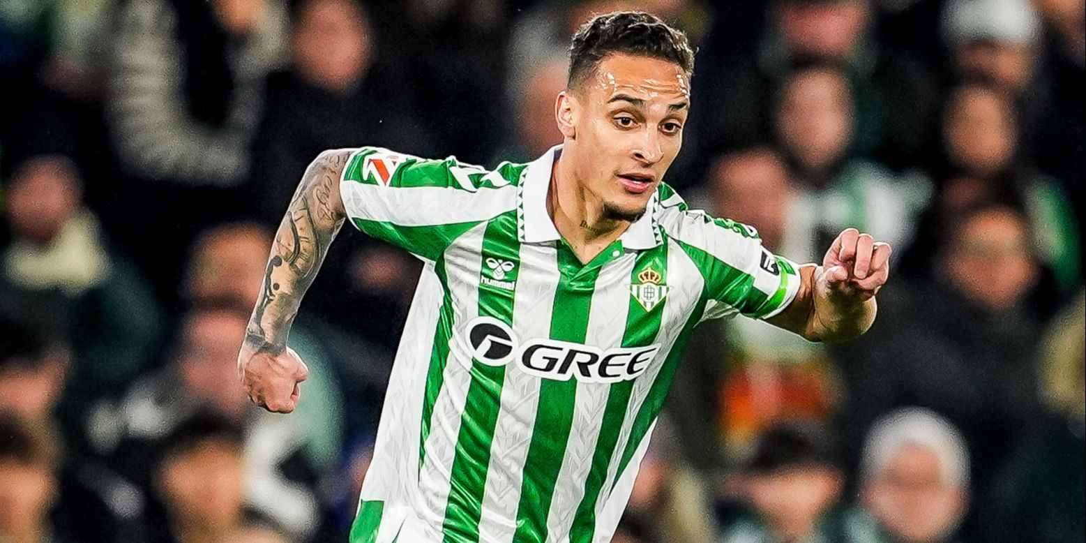 Manchester United winger Antony during his loan spell at Betis