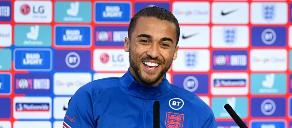 Dominic Calvert-Lewin during England National Team press conference