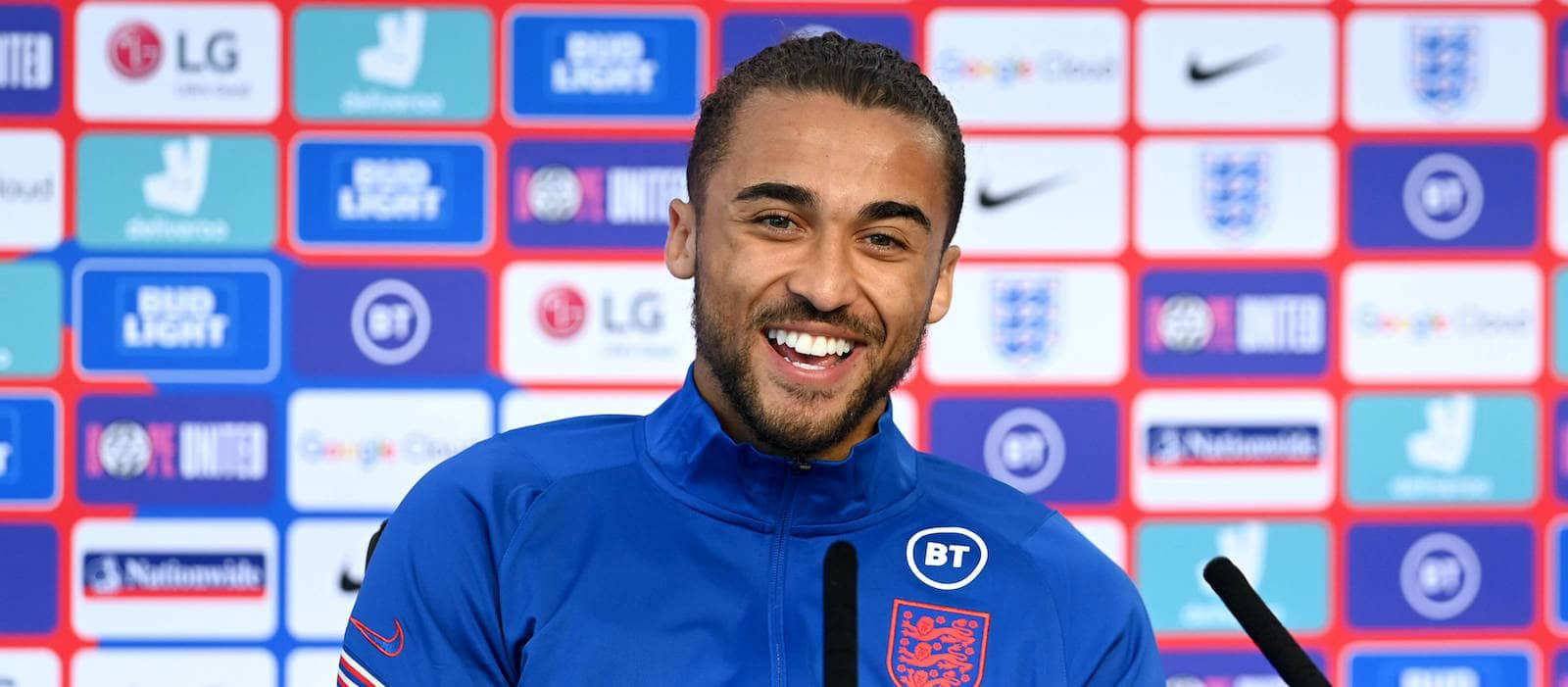 Dominic Calvert-Lewin during England National Team press conference