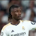 Real Madrid midfielder Eduardo Camavinga