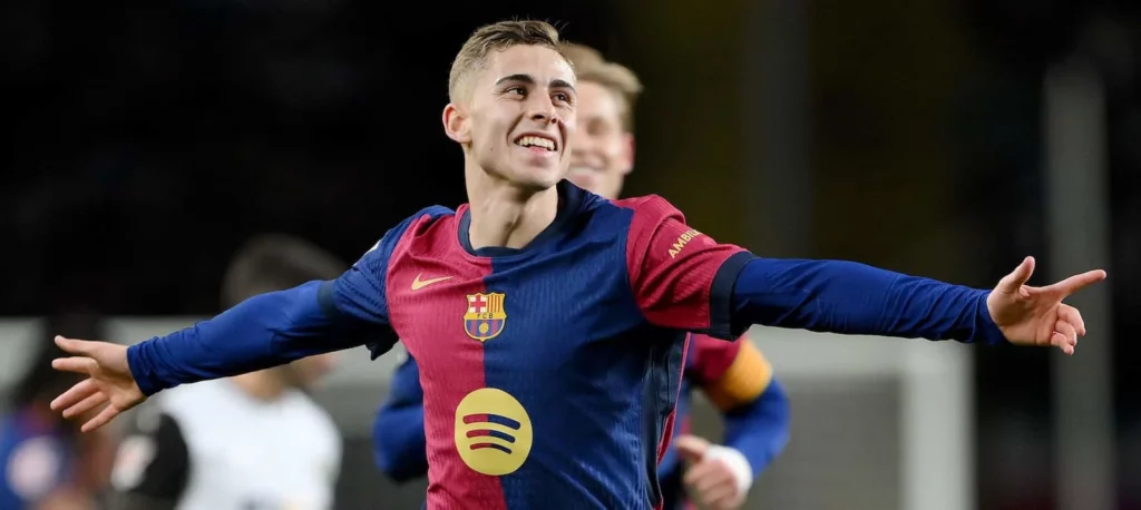 Barcelona forward Fermin Lopez