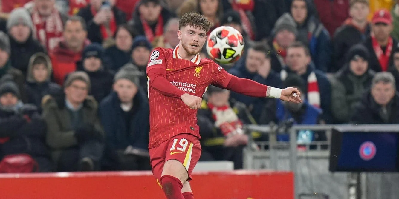 Liverpool midfielder Harvey Elliot
