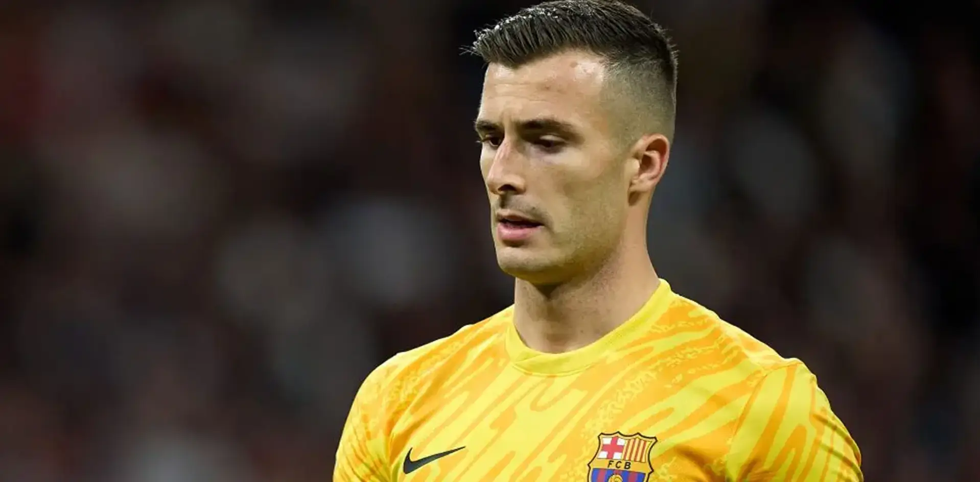 Barcelona goalkeeper Inaki Pena, now on loan at Elche