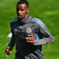 Alexander Isak in training