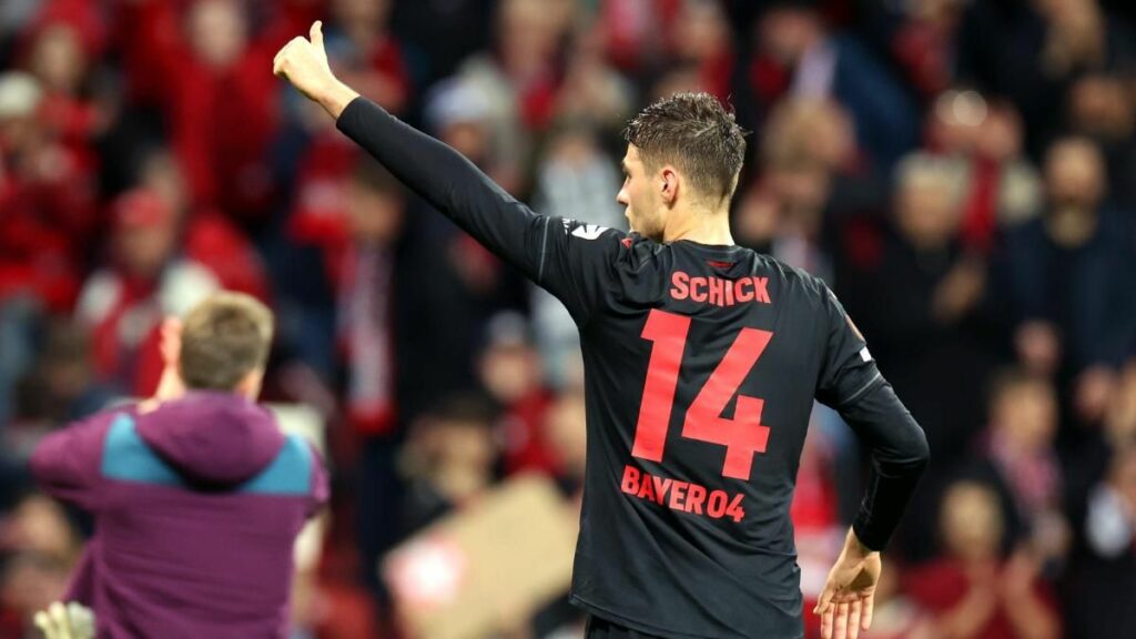 Bayer Leverkusen striker Patrick Schick