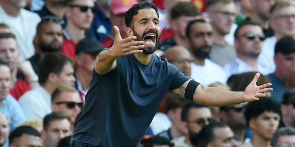 Manchester United manager Ruben Amorim