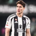Juventus striker Dusan Vlahovic
