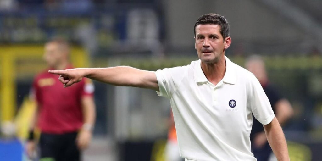 Inter head coach Cristian Chivu