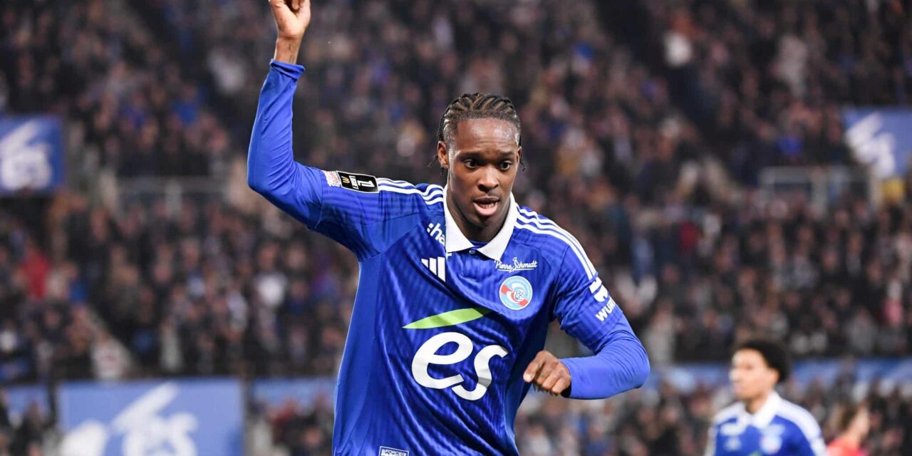 Strasburg striker and future Chelsea player Emanuel Emegha